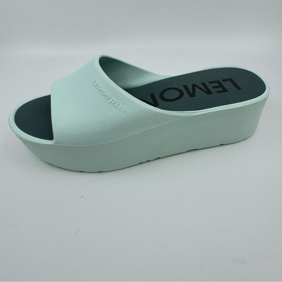LEMON JELLY SUNNY AQUA GREEN SZ 38 US 7.5 - Picture 3 of 10
